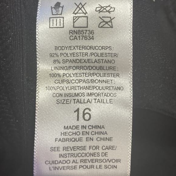 Gabar One Piece Ruffle Front Halter Neck Swimsuit size 16 - Picture 12 of 12